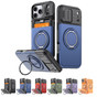 Shockproof iPhone 17 Pro Card Holder 360 Rotate Stand Case Cover Apple 17Pro