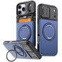 Shockproof iPhone 17 Pro Card Holder 360 Rotate Stand Case Cover Apple 17Pro