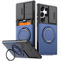 Shockproof Samsung Galaxy S23 Ultra 5G Card Holder 360 Rotate Stand Case Cover S918