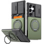Shockproof Samsung Galaxy S22 Ultra 5G Card Holder 360 Rotate Stand Case Cover S908