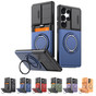 Shockproof Samsung Galaxy S25 Ultra 5G Card Holder 360 Rotate Stand Case Cover S938
