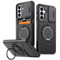 Shockproof Samsung Galaxy A56 5G Card Holder 360 Rotate Stand Case Cover A566