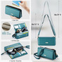 CaseMe Universal Phone Wallet Case Large Capacity Bag w/ 8 Card Slots & Shoulder Wrist Straps Me30 Max