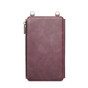 CaseMe Universal Phone Wallet Case Large Capacity Bag w/ 10 Card Slots & Shoulder Wrist Straps Me40
