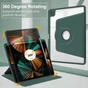 iPad Air 13" 2026 M4 360 Rotate Case Cover Pencil Holder Apple 8th Gen