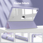 iPad Air 13" 2024 M2 Case Cover Clear Back Pencil Holder Apple Marble 6th Gen