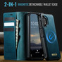 CaseMe Samsung Galaxy A04S Detachable Wallet Folio Case Cover A047