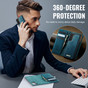 CaseMe Samsung Galaxy S21 FE 5G Detachable MagSafe Wireless Charging Folio Case Cover S21FE G990
