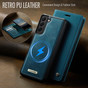 CaseMe Samsung Galaxy S21 FE 5G Detachable MagSafe Wireless Charging Folio Case Cover S21FE G990