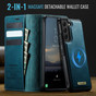 CaseMe Samsung Galaxy S21+ Plus 5G Detachable MagSafe Wireless Charging Folio Case Cover G996