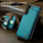 CaseMe Shockproof Samsung Galaxy S21+ Plus 5G Wallet Case Cover Back Flip G996