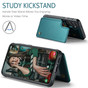 CaseMe Shockproof Samsung Galaxy S25+ Plus 5G Wallet Case Cover Back Flip S936