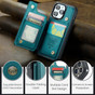 CaseMe Shockproof iPhone 13 Pro Max Wallet Case Cover Back Flip Apple ProMax