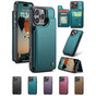 CaseMe Shockproof iPhone 16 Pro Max Wallet Case Cover Back Flip Apple ProMax