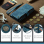 CaseMe Shockproof Samsung Galaxy S26 FE 5G Wallet Case Cover Multi. Card Slots S26FE S741