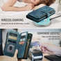 CaseMe Shockproof Samsung Galaxy S26 FE 5G Wallet Case Cover Multi. Card Slots S26FE S741