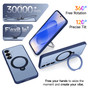 Shockproof Samsung Galaxy S26 FE 5G MagSafe Wireless Charging 360 Rotate Stand Case Cover Colour Ring S741