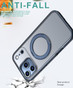 iPhone 18 Pro Frosted Back MagSafe Wireless Charging 360 Rotate Ring Stand Case Cover Apple