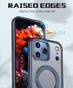 iPhone 18 Pro Frosted Back MagSafe Wireless Charging 360 Rotate Ring Stand Case Cover Apple