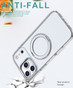 iPhone 18 Pro Max Clear Back MagSafe Wireless Charging 360 Rotate Ring Stand Case Cover Apple ProMax