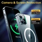 iPhone 18 Pro Max MagSafe Clear Phone Case Shockproof Bumper Cover ProMax
