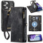 CaseMe 2-in-1 iPhone 18 Pro Max Detachable Case Leather Wallet Cover Apple