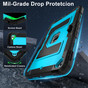 Shockproof iPad 10.2 8th Gen 2020 Rugged Case Cover Kids Apple iPad8 Large Kickstand