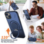 Heavy Duty iPhone 11 MagSafe Wireless Charging 360 Rotate Ring Stand 2-Layer Case Cover Apple iPhone11