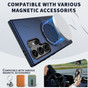 Heavy Duty Samsung Galaxy S22 Ultra 5G MagSafe Wireless Charging 360 Rotate Ring Stand 2-Layer Case Cover S908