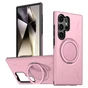 Heavy Duty Samsung Galaxy S22 Ultra 5G MagSafe Wireless Charging 360 Rotate Ring Stand 2-Layer Case Cover S908