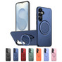Heavy Duty Samsung Galaxy S24 5G MagSafe Wireless Charging 360 Rotate Ring Stand 2-Layer Case Cover S921
