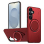 Heavy Duty Samsung Galaxy S24 5G MagSafe Wireless Charging 360 Rotate Ring Stand 2-Layer Case Cover S921