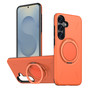 Heavy Duty Samsung Galaxy S24 5G MagSafe Wireless Charging 360 Rotate Ring Stand 2-Layer Case Cover S921