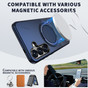 Heavy Duty Samsung Galaxy S25 5G MagSafe Wireless Charging 360 Rotate Ring Stand 2-Layer Case Cover S931