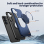 Heavy Duty Samsung Galaxy S25 5G MagSafe Wireless Charging 360 Rotate Ring Stand 2-Layer Case Cover S931