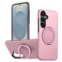Heavy Duty Samsung Galaxy S25 5G MagSafe Wireless Charging 360 Rotate Ring Stand 2-Layer Case Cover S931