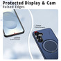Heavy Duty Samsung Galaxy S25+ Plus 5G MagSafe Wireless Charging 360 Rotate Ring Stand 2-Layer Case Cover S936
