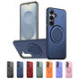 Heavy Duty Samsung Galaxy S26 FE 5G MagSafe Wireless Charging 360 Rotate Ring Stand 2-Layer Case Cover S741