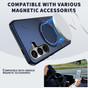 Heavy Duty Samsung Galaxy S26 FE 5G MagSafe Wireless Charging 360 Rotate Ring Stand 2-Layer Case Cover S741