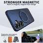 Heavy Duty Samsung Galaxy A16 5G 360 Rotate Ring Stand 2-Layer Case Cover A166
