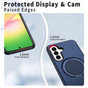 Heavy Duty Samsung Galaxy A57 5G 360 Rotate Ring Stand 2-Layer Case Cover A576