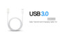 Samsung Micro B USB 3.0 Data Charger Cable for Galaxy Note3 S5 Cord