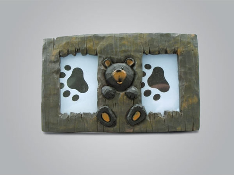 Bear Double Picture Frame