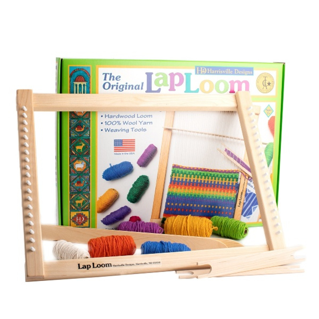 Weaving Loom Kit for Beginners With Tools, Instruction Book With