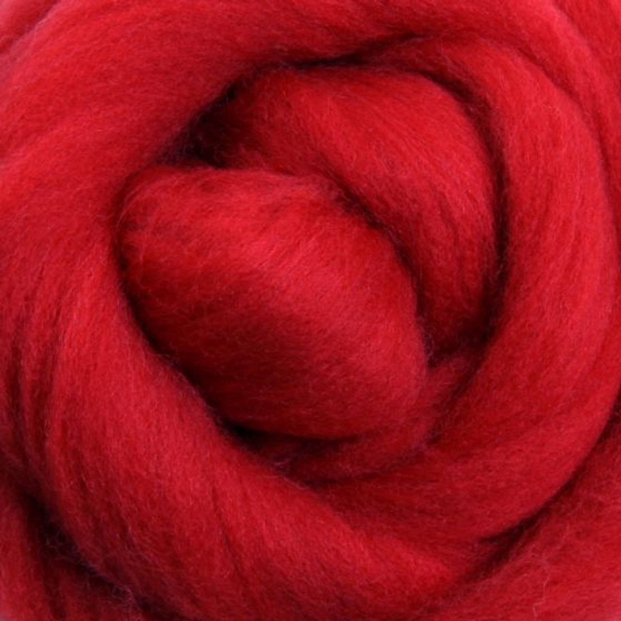 Ashford Dyed Merino Wool Top - Scarlet (Red) - A Child's Dream