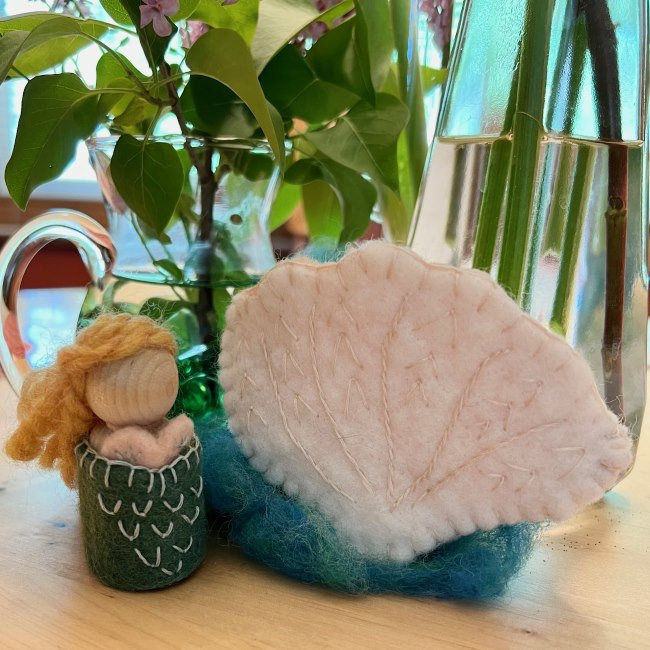 Mermaid Play Set Hand Sewing Kit - A Child's Dream