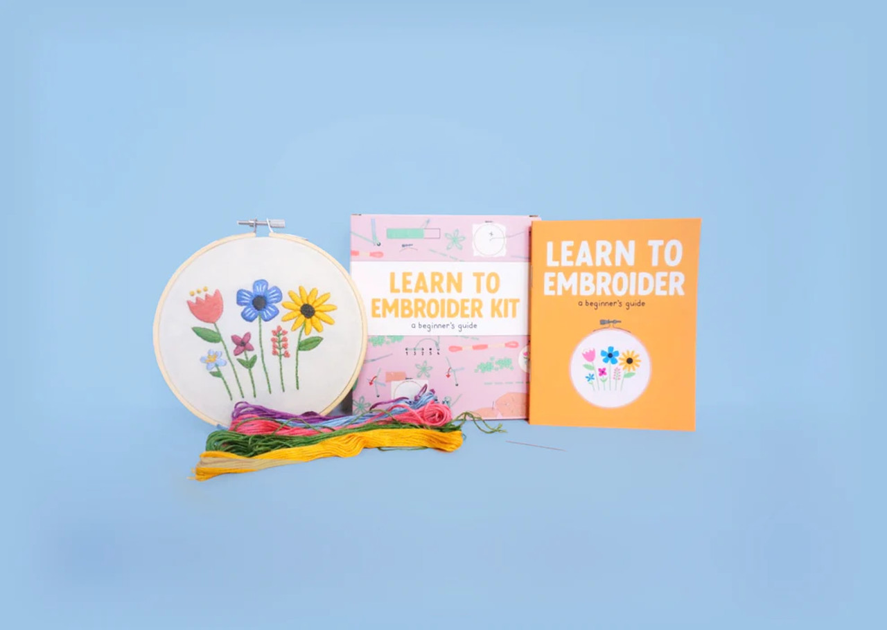 Embroidery Kit for Kids - Learn Embroidery - Alder & Alouette