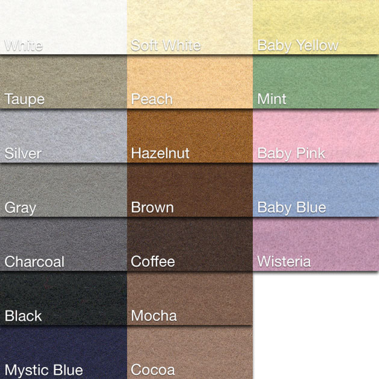 Wool Felt Sheet - 100% Wool Felt in Color DARK HEATHER GRAY - 18 X 18  Wool Felt - Merino Wool Felt