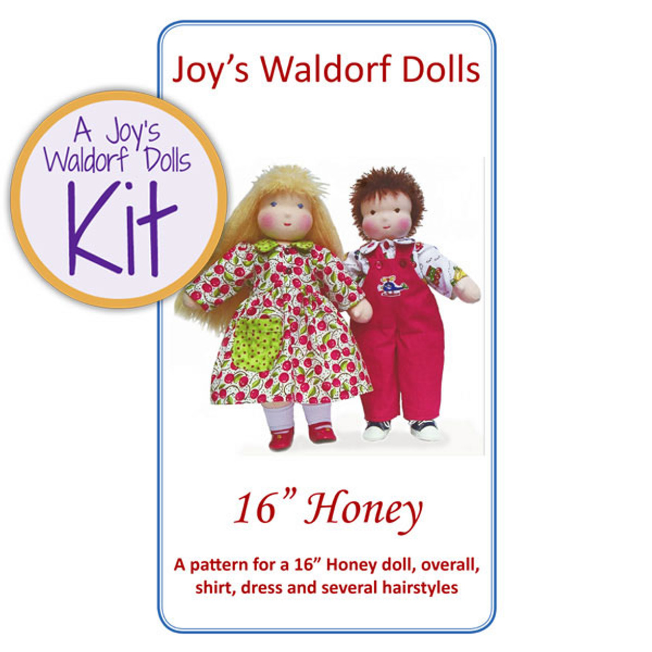 16 Honey Doll Making Kit - Long Hair
