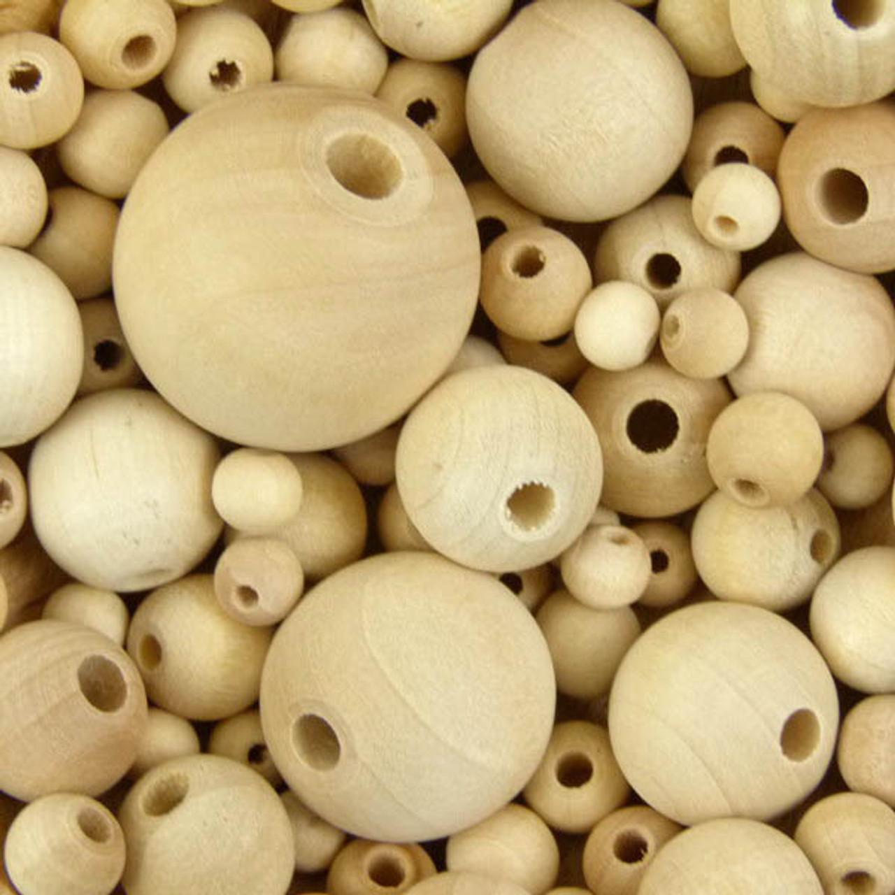 Unvarnished Wood Beads - A Child's Dream